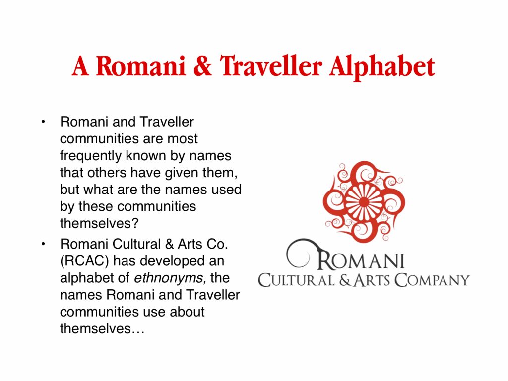 romany traveller words